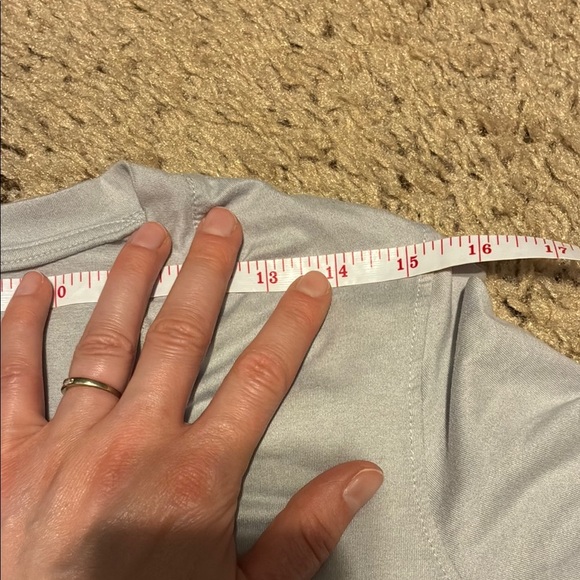 90 Degree By Reflex Gray Fitted Short Sleeve T-Shirt - Picture 8 of 10